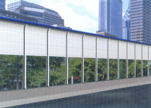 GDB Type foam aluminium path sound barrier